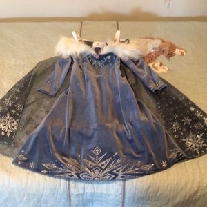 Elsa Frozen winter dress ~ Size 4